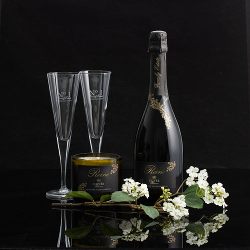 Bubbles by candlelight gift pack with No.1 Cuvee Reine