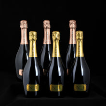 Load image into Gallery viewer, Connoisseur mixed case with 3 bottles Cuvee No.1 and 3 bottles No.1 Rose
